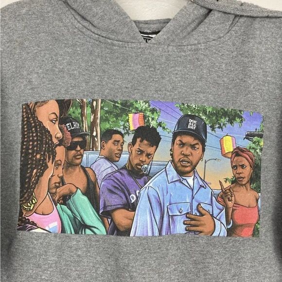 DGK Friday Movie Hoodie Size M Grey vintage ice cube la - Picture 2 of 3